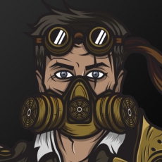 Steampunk character