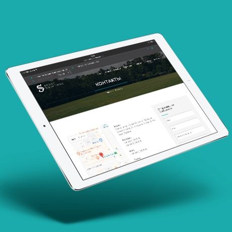 Разработка корпоративного сайта для Sport Solutions