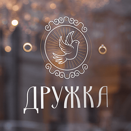 Логотип и фирменный стиль «Дружки»