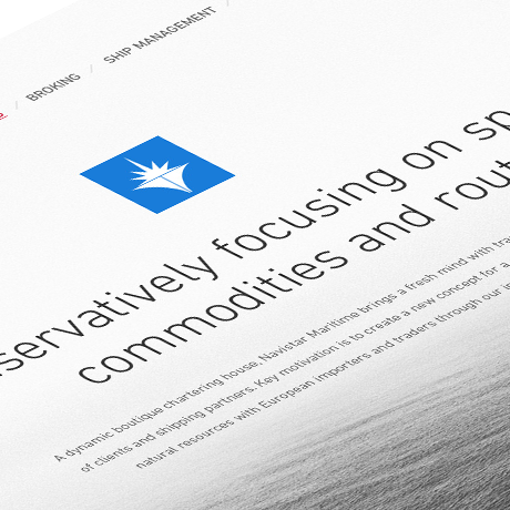 Сайт для «Navistar Maritime»