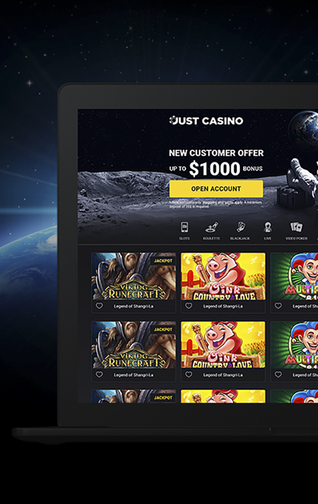 Дизайн сайта для Just Casino