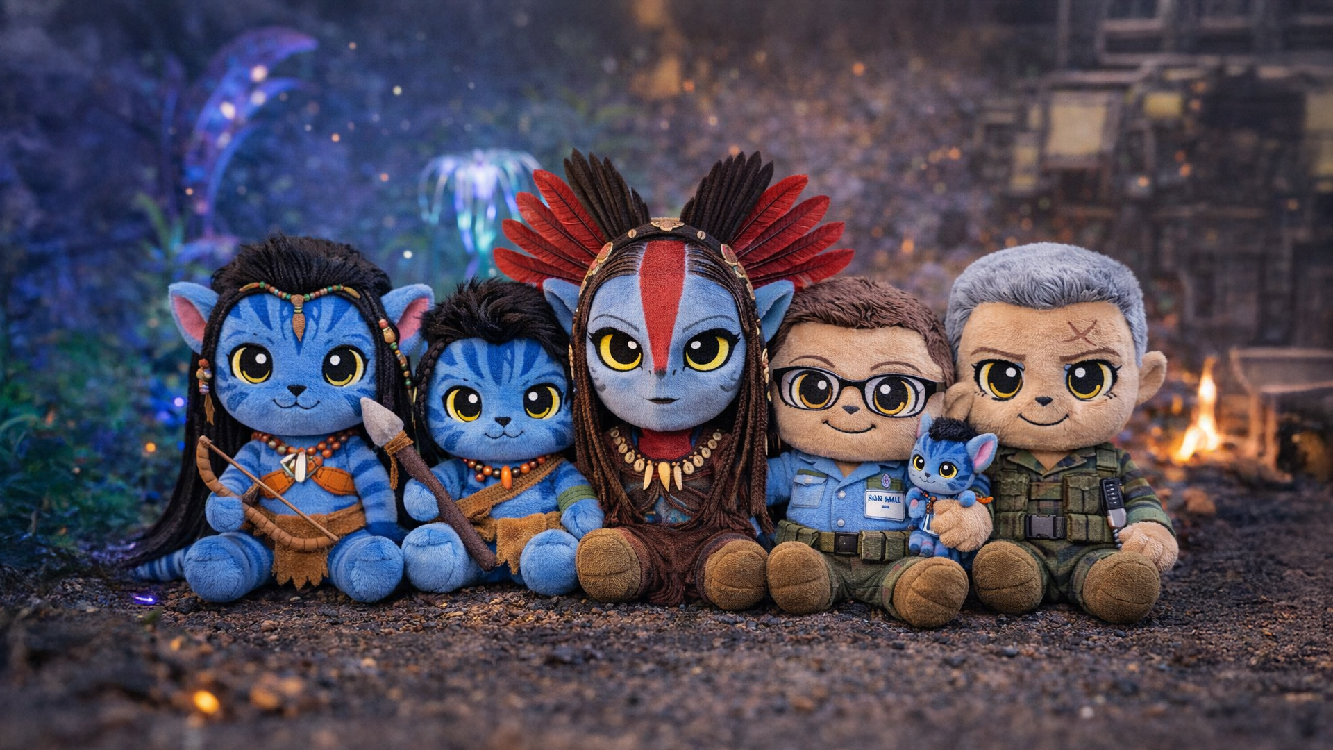 Concept for the collectible plush toys «Avatar Cuddly Adventure» — 20th Century