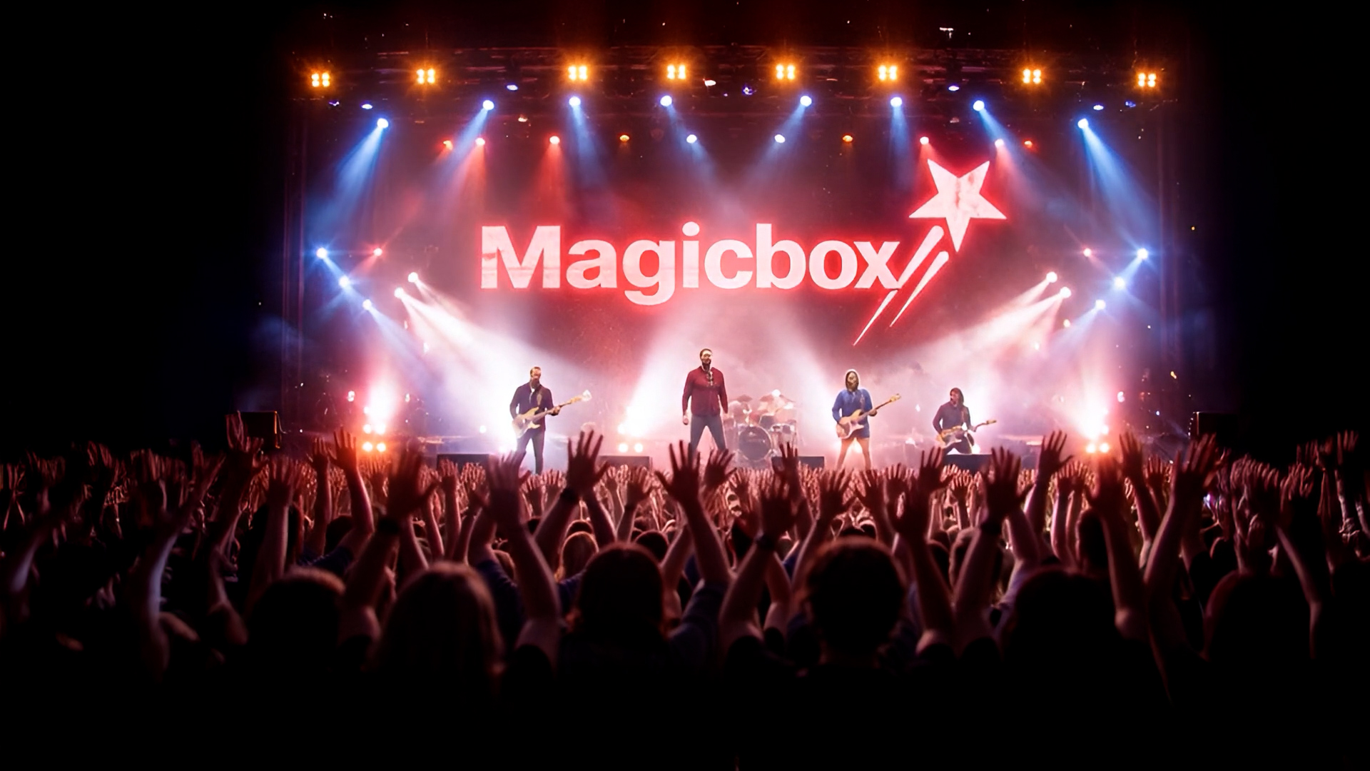 Visual identity for a concert agency — Magicbox
