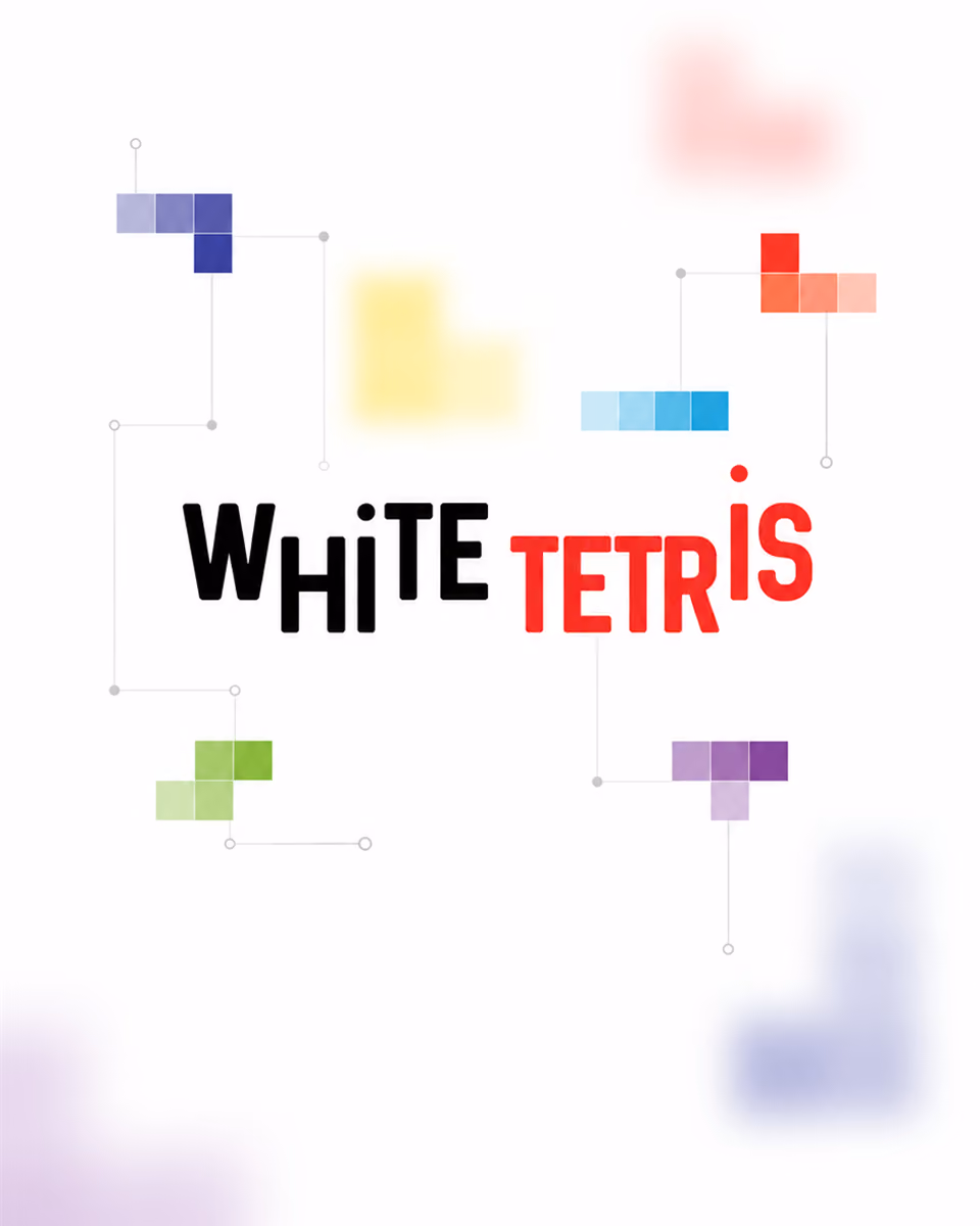 En leken identitet og et nettsted for det ærlige advokatfirmaet White Tetris, White Tetris