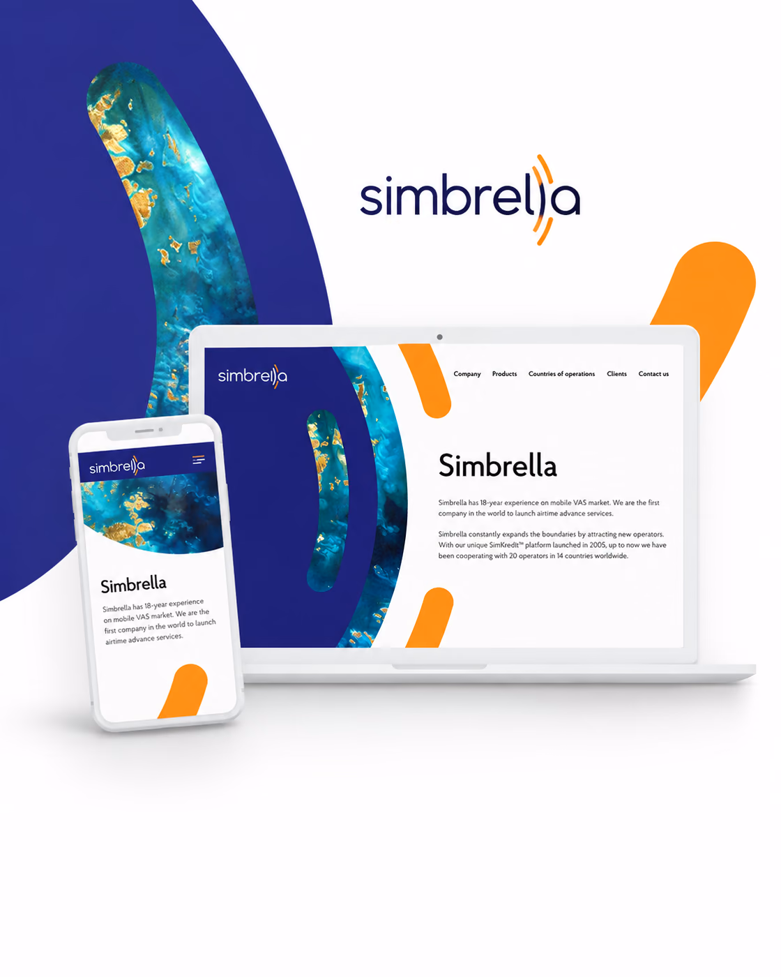 Et nyskapende nettsted for det fryktløse fintech-selskapet Simbrella, Simbrella