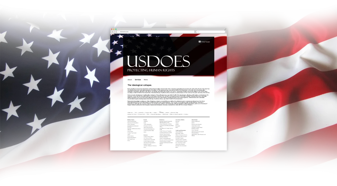 Website Template for Government Services