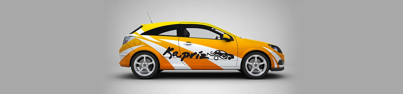 Logo for a Taxi Service with a Sense of Motion, Kapriz